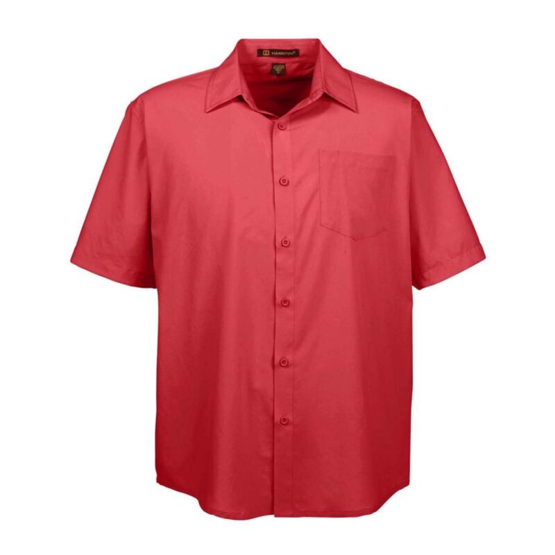 Custom Harriton Men's Paradise Short-Sleeve Performance Shirt - 4