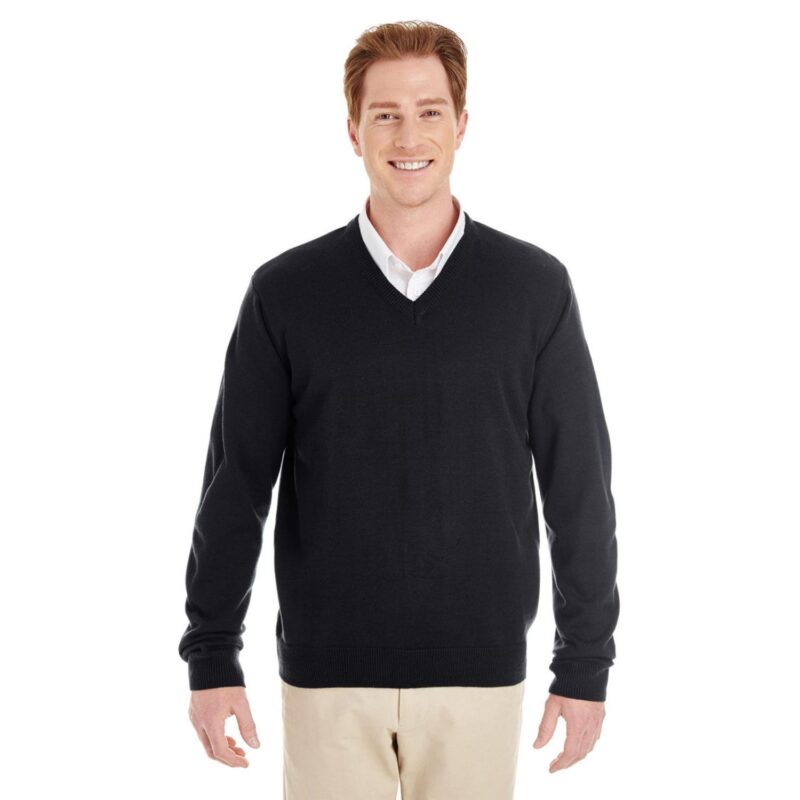 Custom Harriton Men's Pilbloc™ V-Neck Sweater - 1