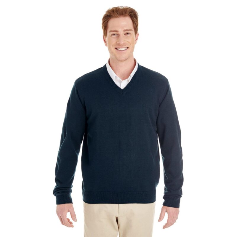 Custom Harriton Men's Pilbloc™ V-Neck Sweater - 2