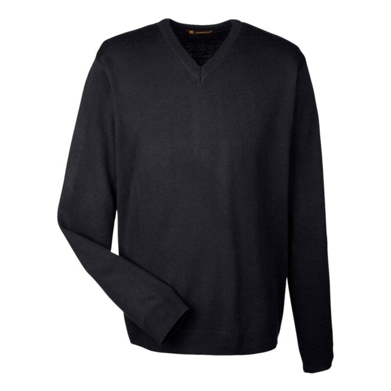 Custom Harriton Men's Pilbloc™ V-Neck Sweater - 3