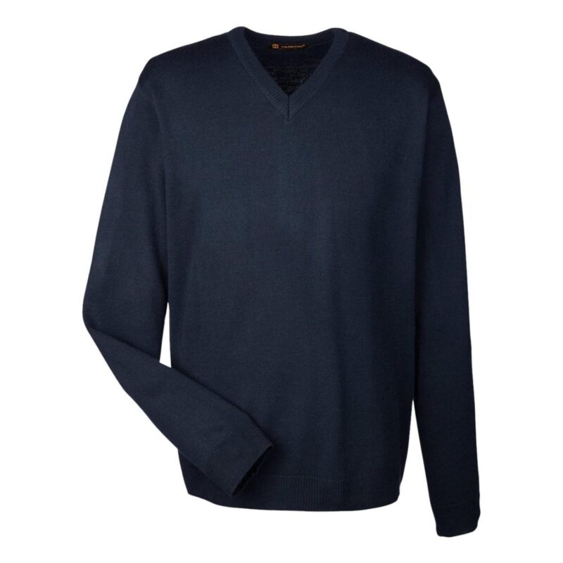 Custom Harriton Men's Pilbloc™ V-Neck Sweater - 4