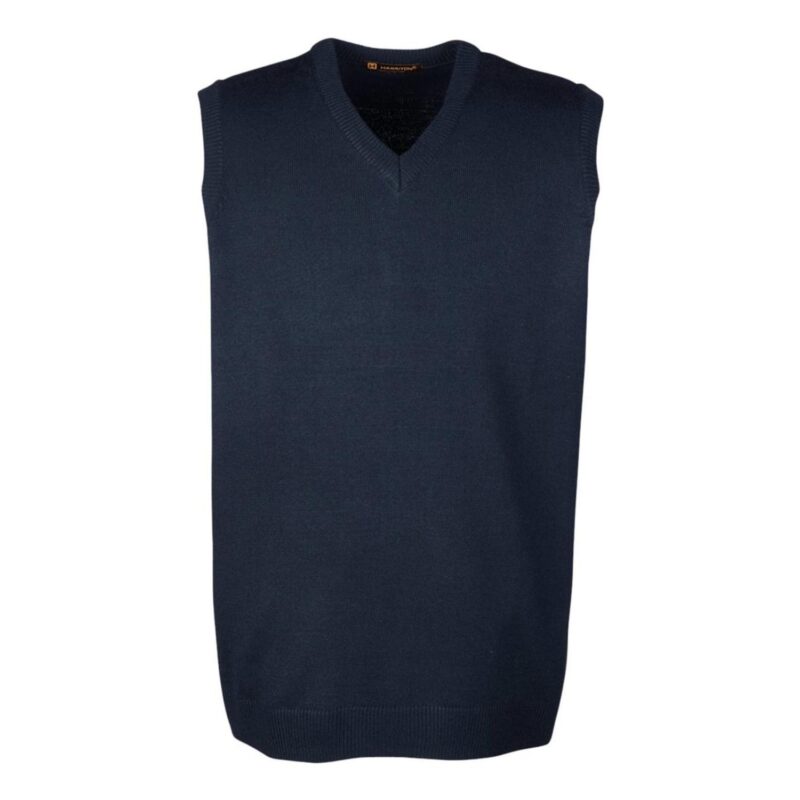 Custom Harriton Men's Pilbloc™ V-Neck Sweater Vest - 4