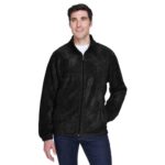 Custom Harriton Men's Tall 8 Oz. Full-Zip Fleece