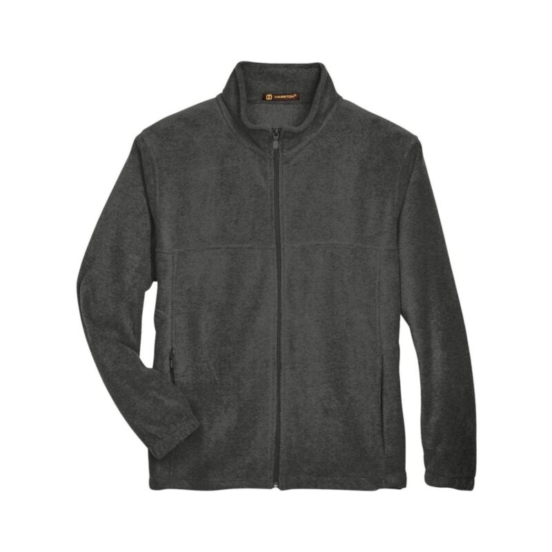 Custom Harriton Men's Tall 8 Oz. Full-Zip Fleece - 4