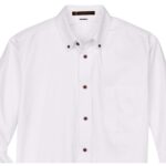 Custom Harriton Men's Tall Easy Blend™ Long-Sleeve Twill Shirt With Stain-Release - 3