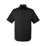 Custom Harriton Men's Tall Flash IL Colorblock Short Sleeve Shirt - 3