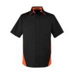 Custom Harriton Men's Tall Flash IL Colorblock Short Sleeve Shirt - 5