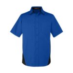 Custom Harriton Men's Tall Flash IL Colorblock Short Sleeve Shirt - 7