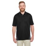 Custom Harriton Men's Tall Flash Snag Protection Plus IL Colorblock Polo - 1