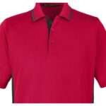 Custom Harriton Men's Tall Flash Snag Protection Plus IL Colorblock Polo - 7