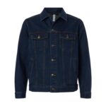 Custom Harriton Unisex Cooper Denim Jacket - 1