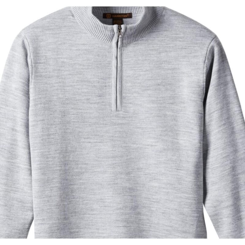 Custom Harriton Unisex Pilbloc™ Quarter-Zip Sweater - 5